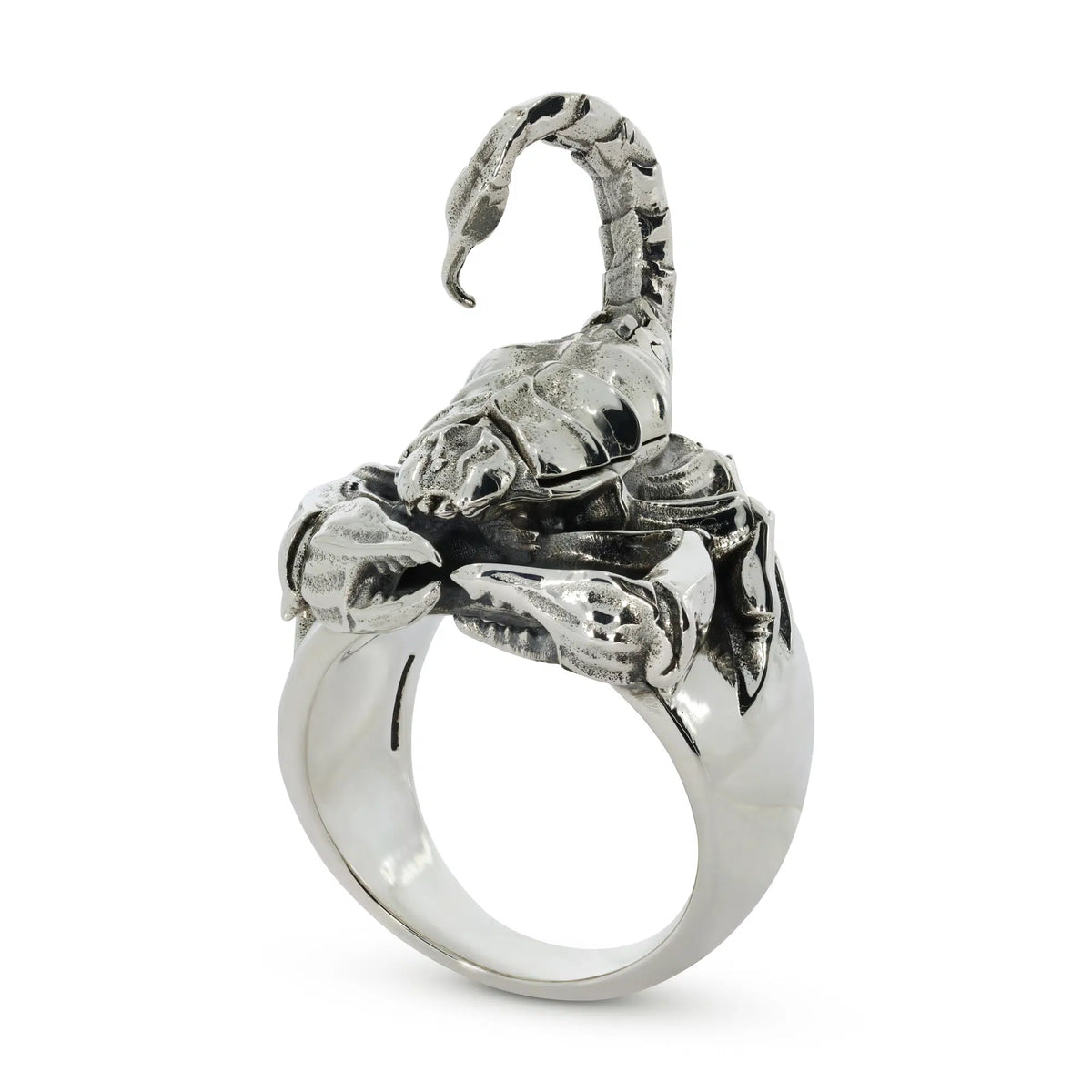 TGF x Emily Malice Scorpion Ring – The Great Frog London