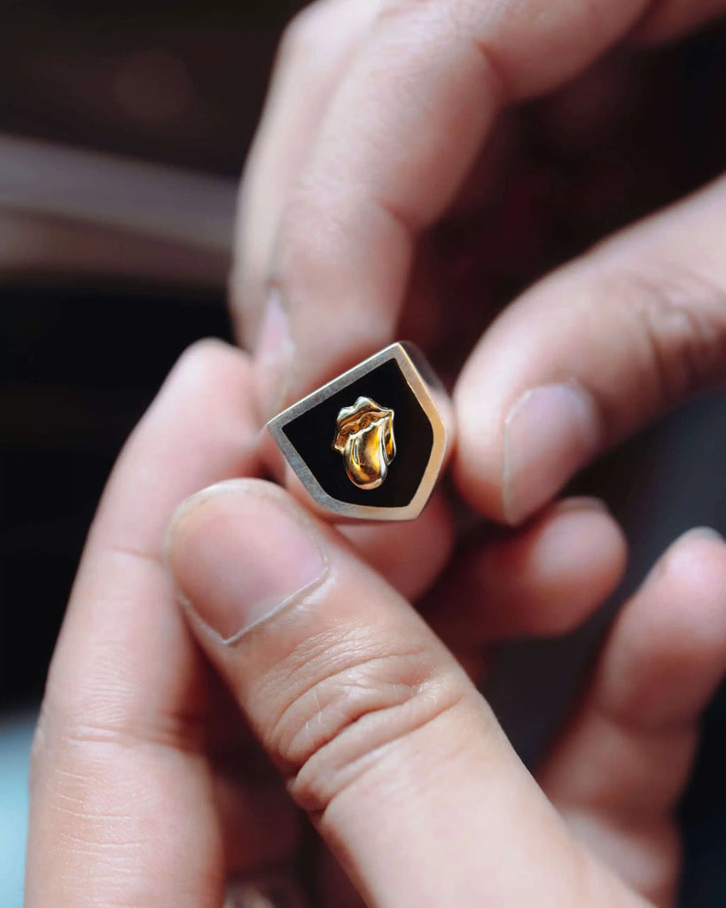 Rolling Stones Tongue Signet