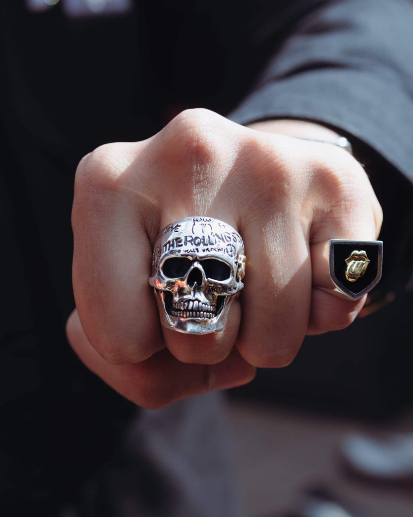 Rolling Stones Beggars Banquet Defaced Skull