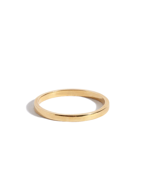 The Classic Solid 18ct Gold Plain Band