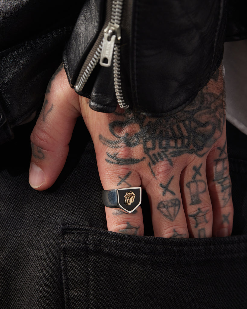 Rolling Stones Tongue Signet