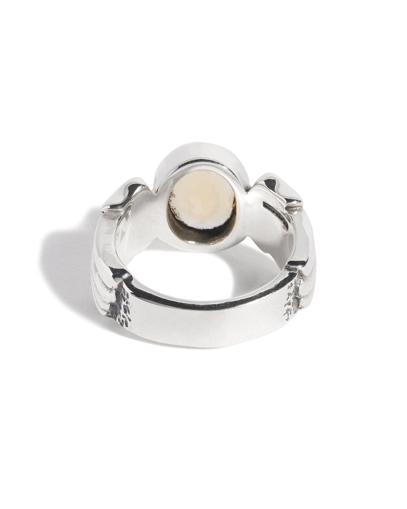 Citrine Winged Gem Ring