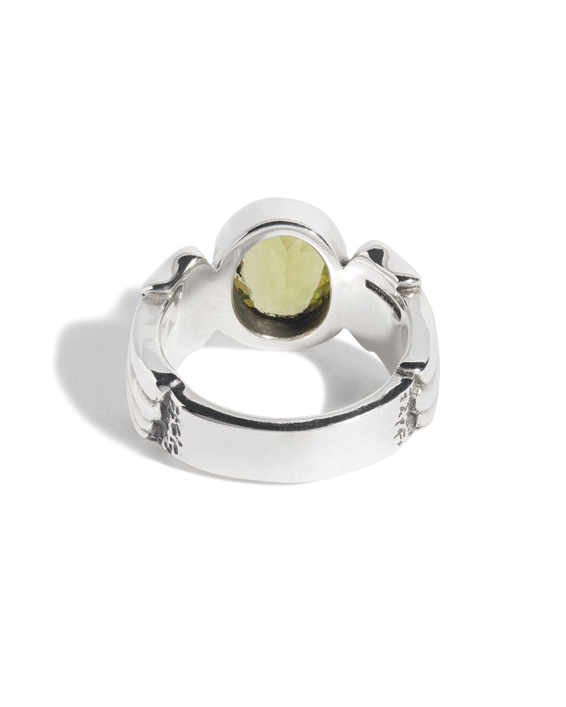 Peridot Winged Gem Ring