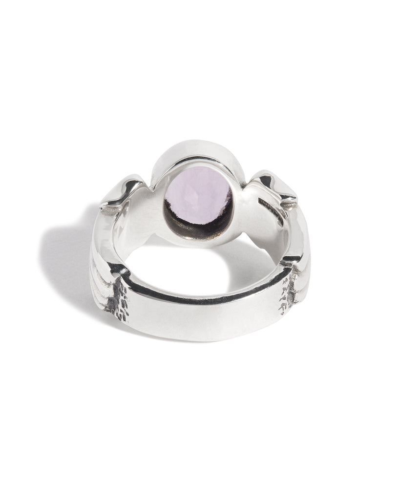 Purple Amethyst Winged Gem Ring