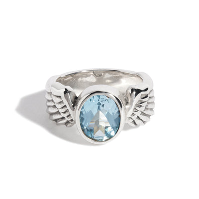 Topaz Winged Gem Ring