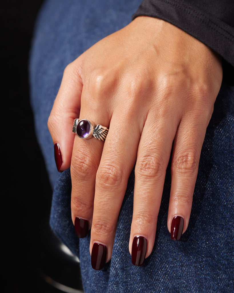 Winged Gem Ring