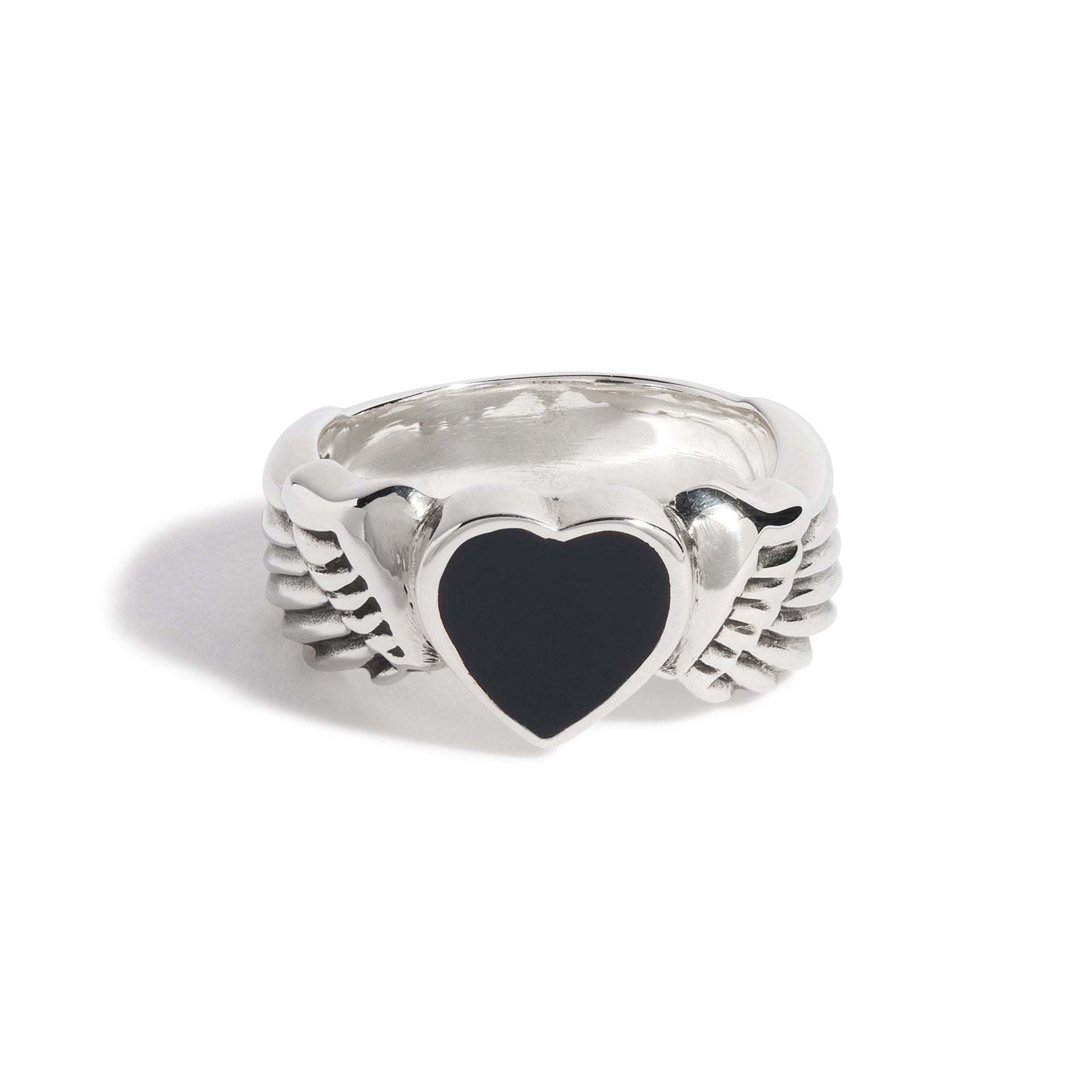 Winged Heart with Enamel Ring – The Great Frog London
