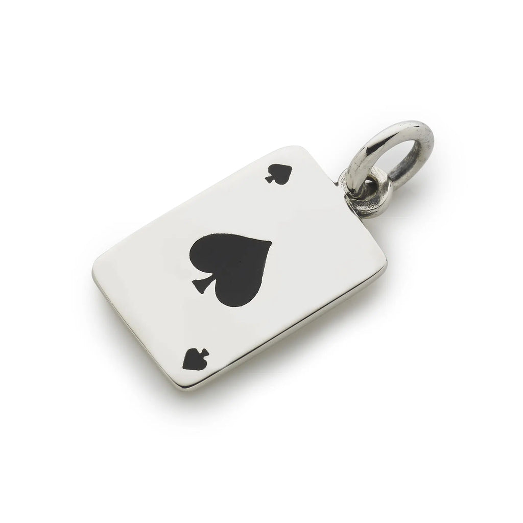 Ace of Spades Card Pendant