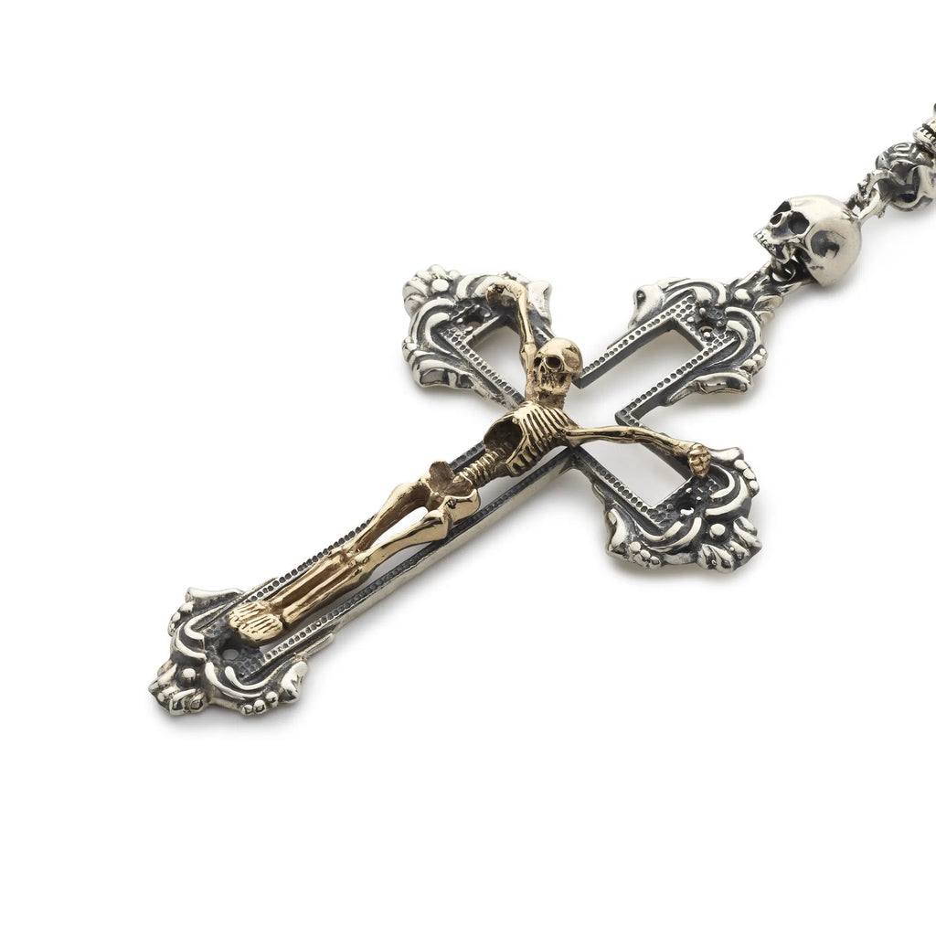 Rosary with Silver Skeleton – The Great Frog London Rosary with Silver Skeleton – The Great Frog London