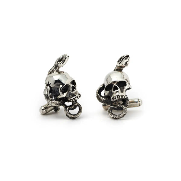 Skull & Snake Cufflinks