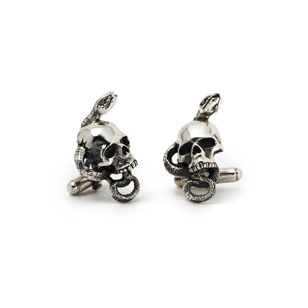 Skull & Snake Cufflinks