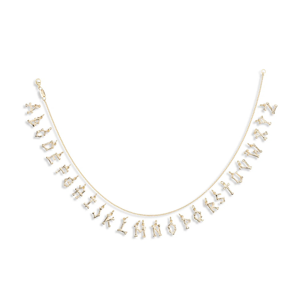 Solid 9ct Gold Alphabones