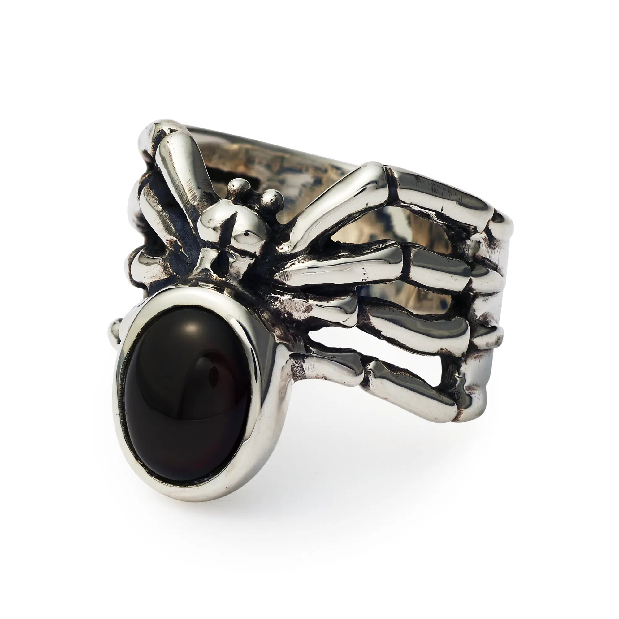 Buy Spider Ring / Recycled Sterling Silver / Statement Ring / Oxidised  Black or Polished / Handmade Ring / Rockcakes Online in India - Etsy