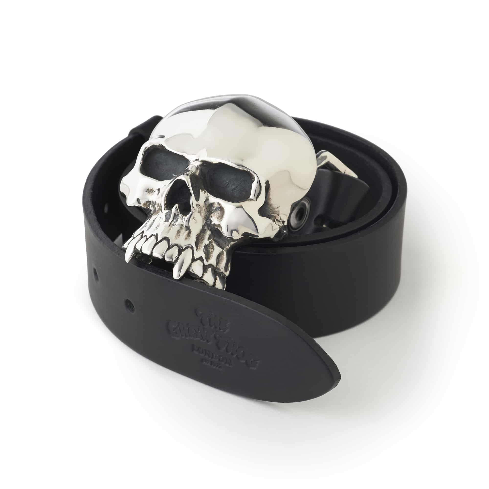 skull belt buckle